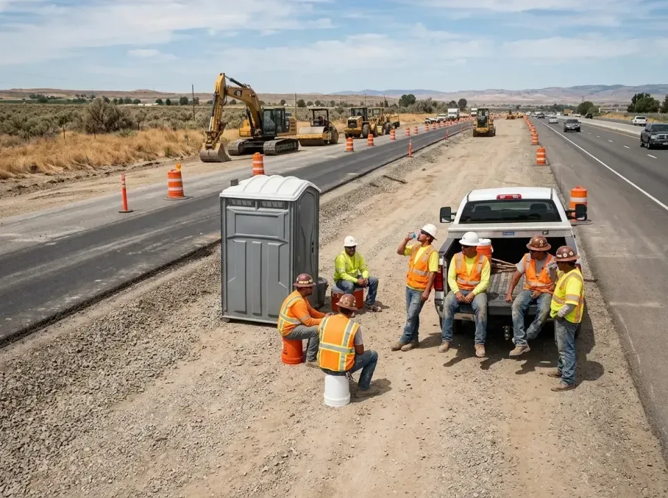 highway-road-construction-crew-007 — frequently asked questions, Porta Potty and Restroom Rentals in Medford, WI